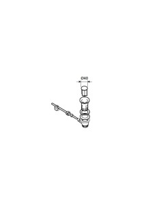 KIT ESGOTO AUT 1 1/4 LATÃO RUGOSO ROCA AG0075300R - AG0075300R 2