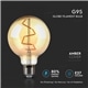 LAMP. LED FIL. 4W E27 G95 2200K AMBAR V-TAC 7146 - 8957146