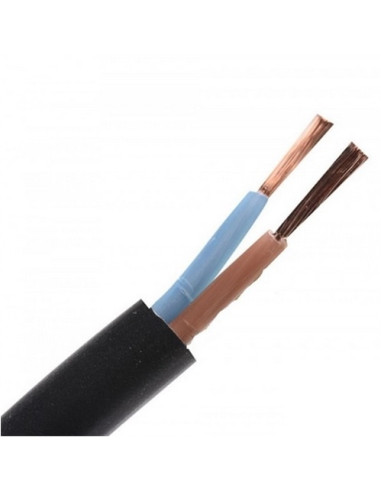 CABO RV-K [flexivel] [0,6-1KV] 2X1,5 PRETO - 0006593