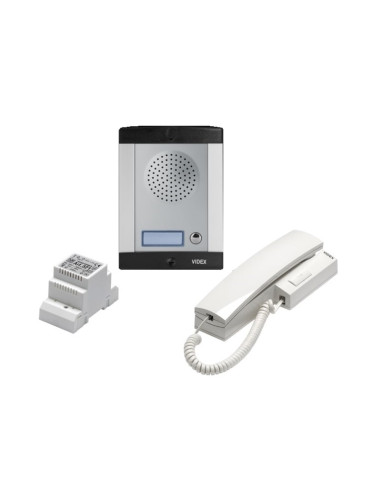 KIT AUDIO UNIFAMILIAR ALUMINIO VIDEX 8K1/A - VX-8K1/A