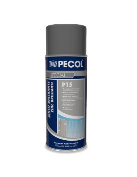 P15 Spray Zinco Brilhante - PECOL - 001001500000