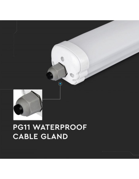 6286 VT-1574 48W ARMADURA  ESTANQUE LED 6500K - 8956286