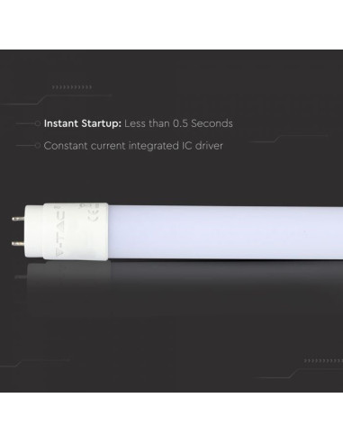 LAMPADA LED T8 10W 600Lm 600mm 3000ºK V-TAC 6392 - 8956392