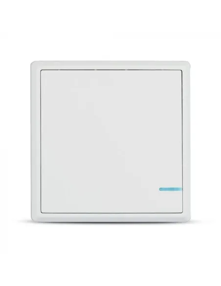 Interruptor Simples WI-FI Branco IP54 86x86x11 V-TAC 8460 - 8958460