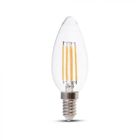LAMPADA CHAMA LED 4W E14 400Lm Fil. 2700K E14 V-TAC 272 - 8950272
