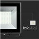 Projetor LED 100W 6000K 8500Lm 100º PREMIUM SLIM V-TAC 5966 - 8955966