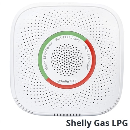 Sensor Gás LPG inteligente WiFi Alarme SHELLY GAS LPG - SHELLYGASLPG
