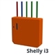 Módulo de ativaçao de cenários para automaçao Wifi SHELLY i3 - SHELLYI3