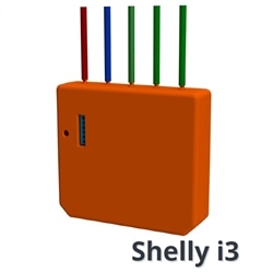 Módulo de ativaçao de cenários para automaçao Wifi SHELLY i3 - SHELLYI3