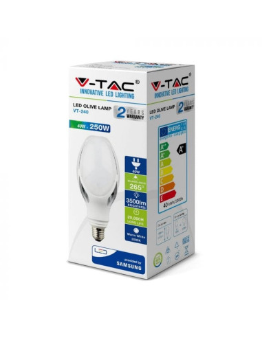 LAMPADA LED A90 36W E27 4000K V-TAC SAMSUNG 284 - 8950284
