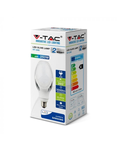 LAMPADA LED A90 36W E27 4000K V-TAC SAMSUNG 284 - 8950284
