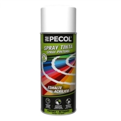 Spray Tinta P400 Branco Opaco Ral 9010M PECOL