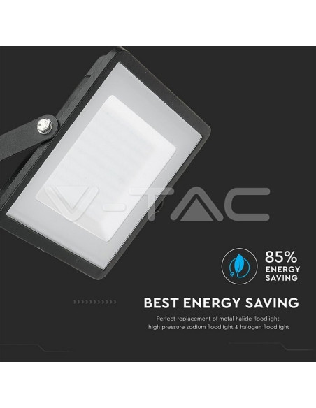 PROJECTOR LED IP65 PRETO 300W 6000K SAMSUNG V-TAC 423 - 8950423
