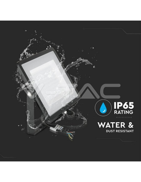 PROJECTOR LED IP65 PRETO 300W 6000K SAMSUNG V-TAC 423 - 8950423