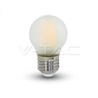LAMPADA LED G45 FOSCA E27 4W 400Lm 2700K FILAM. V-TAC 4495 - 8954495
