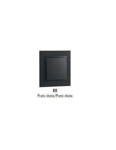 ESPELHO SIMPLES PRETO MATE/PRETO MATE 90910TRR - 90910TRR 2