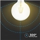 LAMPADA LED 4W E27 G125 TRANSP. 320Lm 2700K DIM. V-TAC 4399 - 8954399