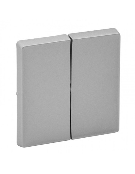 VALENA L-TECLA DUPLA ALUMINIO 755022 - 755022