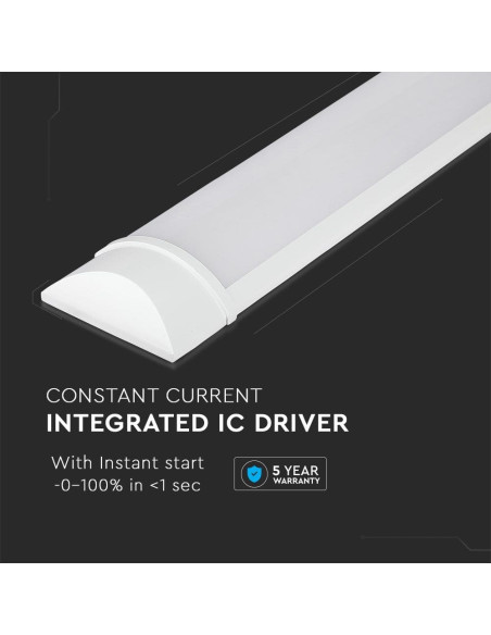 LUMINÁRIA LED 120CM 40W 6000ºK SAMSUNG V-TAC 667 - 8950667