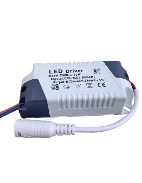 DRIVER / TRANSFORMADOR P/ DOWNLIGHT LED 6W 15-24V 270mA - 50/LED-TV/2835/6W