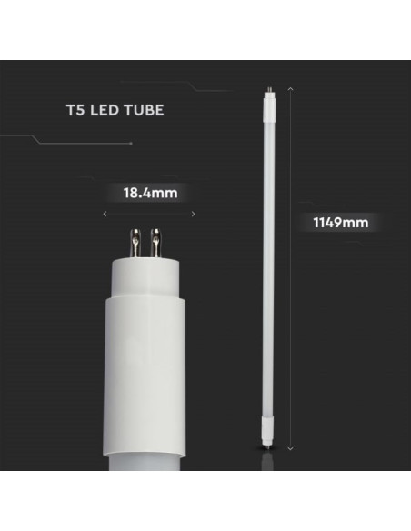LAMPADA LED T5 16W 4000K 1200MM V-TAC 6320 - 8956320