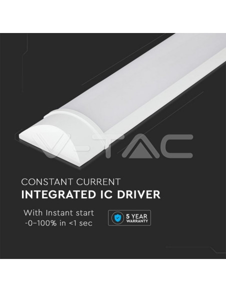 LUMINÁRIA LED 60CM 20W 3000ºK SAMSUNG V-TAC 662 - 8950662