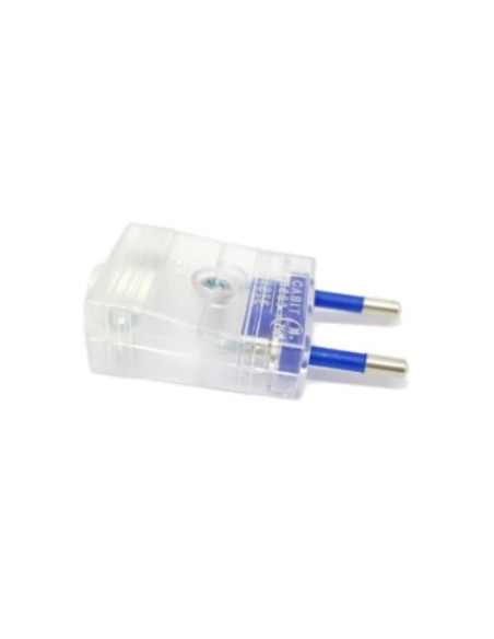 FICHA BIPOLAR 6 AMP TRANSPARENTE - 00105200
