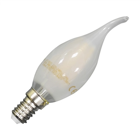 LAMP. LED VELA E14 4W 2700K VIDRO FOSCO 350Lm DIM V-TAC 7177 - 8957177
