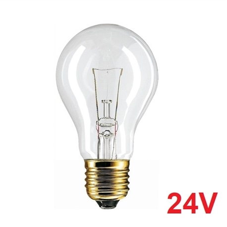 LAMP. STAN ELV 60W E27 24V A60 CL - 09018884