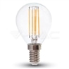LAMPADA LED P45 E14 FILAMENTO 4W 320Lm 2700K DIM. V-TAC 4394 - 8954394