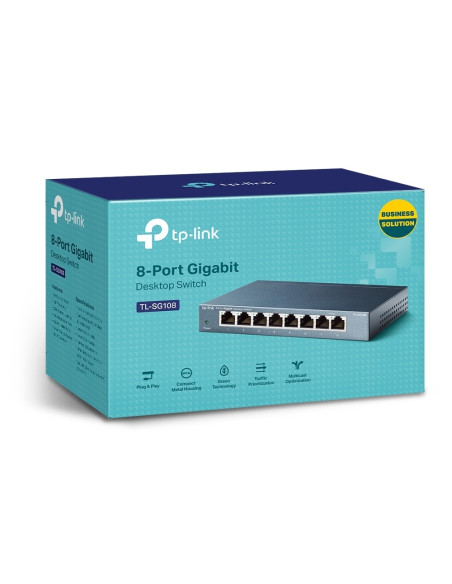 TP-LINK 8Port 10/100/1000Mbps Desktop Switch TL-SG108 - 500TL-SG108