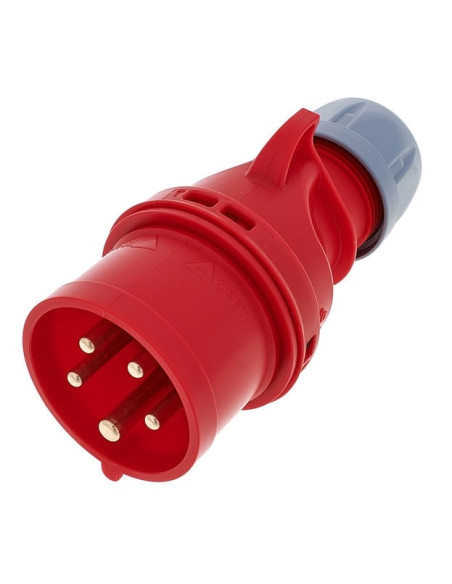 FICHA MACHO 3P+T+N 400V 16A IP44 6H - PC0156