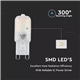 Lâmpada LED G9 2.5W-20W/6000K/200Lm/SAMSUNG/V-TAC 245 - 8950245