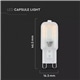Lâmpada LED G9 2.5W-20W/4500K/200Lm/SAMSUNG/V-TAC 244 - 8950244