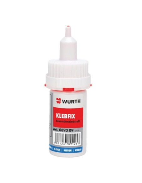 COLA INSTANTÂNEA SUPER RÁPIDA KLEBFIX 20gr WURTH 089309 - WUR089309
