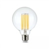 LAMPADA LED G95 18W E27 3000K FILAMENTO TRANSP. V-TAC 2803 - 8952803