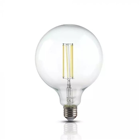 LAMPADA LED G120 12.5W E27 4000K FILAM. TRANSP. V-TAC 7454 - 8957454