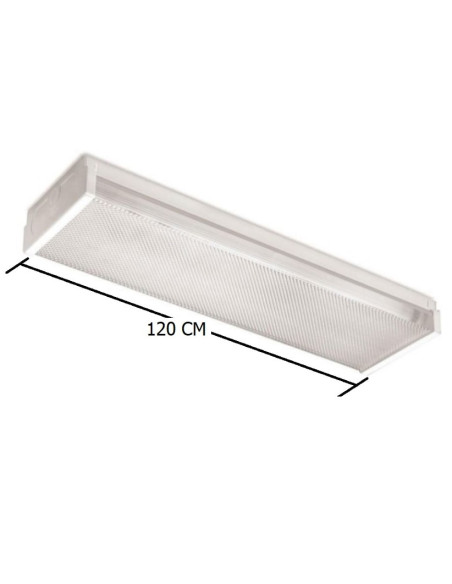 ARMADURA ACRILICA P/ FLUOR. SPT 2X36W BFP BALASTRO FERRO - 845236