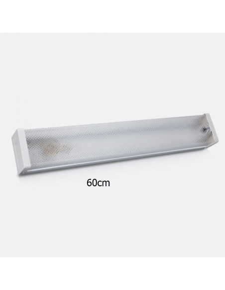ARMADURA ACRILICA P/ FLUOR. SPT 1X18W BFP BALASTRO FERRO - 845118