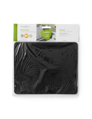 TAPETE PARA RATO SIMPLES 180x220mm PRETO Nedis MPADF100BK - MPADF100BK