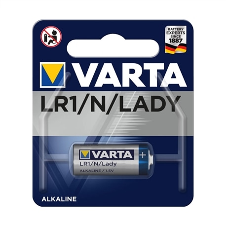 PILHA ALCALINA LR1 / LADY / N 1.5V - VARTA 4001 - 9004001