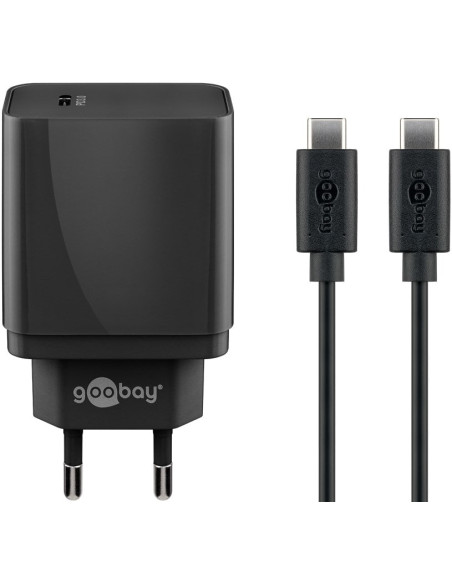 CARREGADOR USB-C 18W 3.0A 1.0MT PRETO - 500-44988