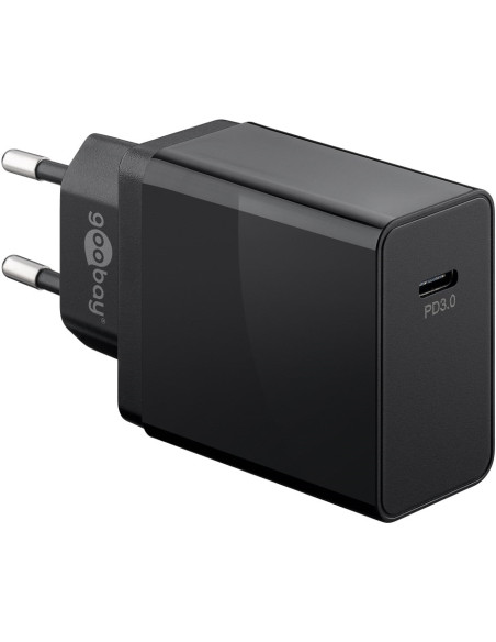 CARREGADOR USB-C 18W 3.0A 1.0MT PRETO - 500-44988