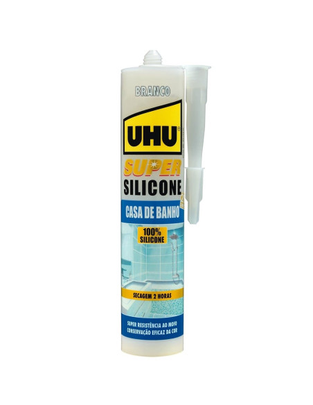 UHU Super Silicone Casa de Banho Branco 300ml 36865 - 560176036865