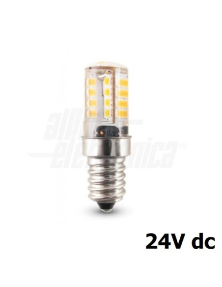 LAMPADA E14 24V 3W [20-30V] 32 LEDS 3000K 220 Lm - JO551/24WW