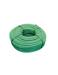 TUBO ANELADO DUPLA PAREDE 25 MM VERDE - TADP-25VRD