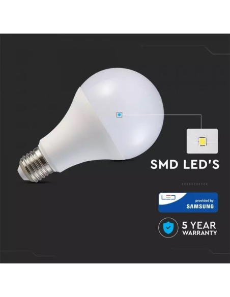 LAMPADA LED 20W A80 E27 3000K SAMSUNG V-TAC 237 - 8950237
