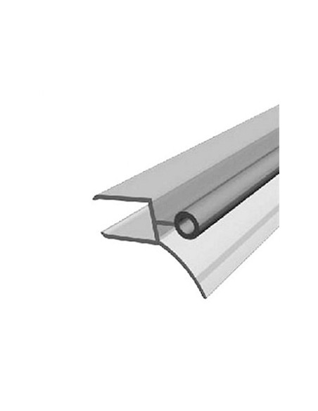 PERFIL VEDANTE P/ VIDRO 6 / 8mm "h" C/ BOLA [VARA 2,20 MT] - X0005