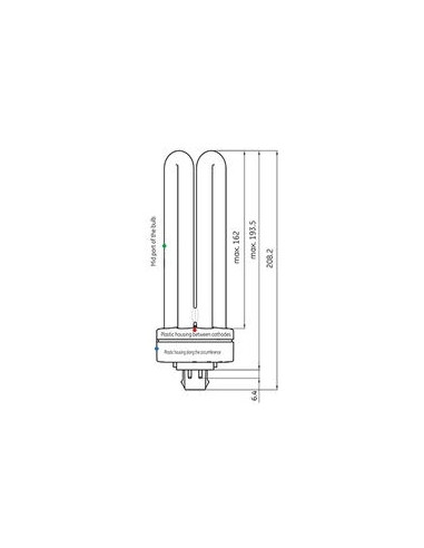 LAMPADA TUNGSRAM BIAX Q/E F70QBX/840/A/4P/LL 93105993 - 89093105993