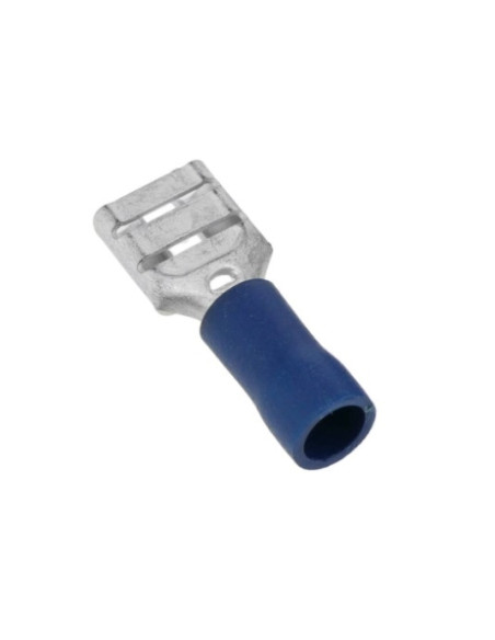 TERMINAL FAST-ON FEMEA ISOLADO p/ Fio 2,5mm2 x 6,3 - RSPF6.3-2.5